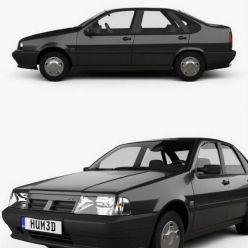 3D model Fiat Tempra 1990