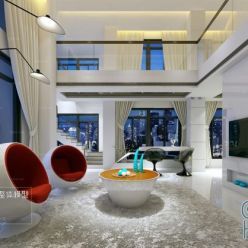 3D model Living room space A072