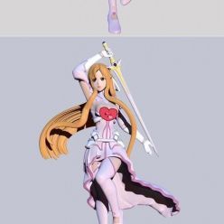 3D model Asuna Sword art online – 3D Print