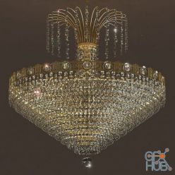 3D model Classic chandelier Masiero Impero Deco VE 828 8