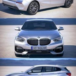 3D model BMW 1-series F40 2020