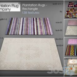 3D model Plantation rugs collection Rug