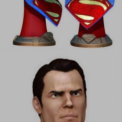 3D model Superman Bust