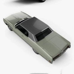 3D model Hum 3D Buick Electra 225 Custom Sport Coupe 1969 car