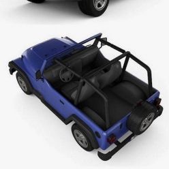 3D model Jeep Wrangler TJ 1997 Hum 3D car