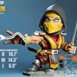 3D model Scorpion Chibi – 3D Print