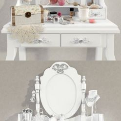 3D model Dressing table with decor