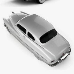 3D model Car Mercury Eight Coupe 1949