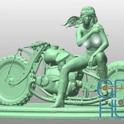 3D model Biker girl – 3D Print