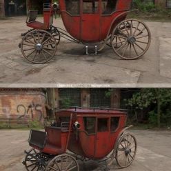 3D model Carriage PBR