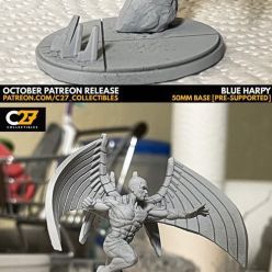 3D model Blue Harpy – 3D Print