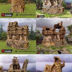 3D model Hagglethorn Hollow The Old Town Complete – 3D Print