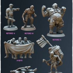 3D model Kraken Fantasy Stadium Miniatures Pack – 3D Print