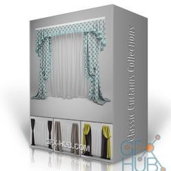 3D model Modern – Classic 3D Curtains Collections