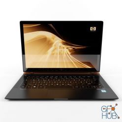 3D model Laptop HP Spectre 13