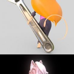 3D model Gadget Hackwrench and loona - Helluva Boss – 3D Print