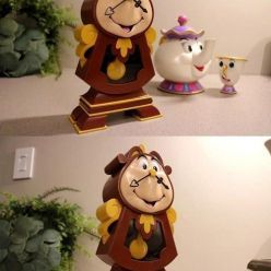 3D model Cogsworth - Beauty and the Beast – 3D Print