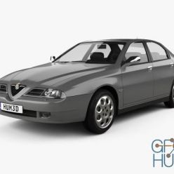 3D model Car Alfa Romeo 166 1998