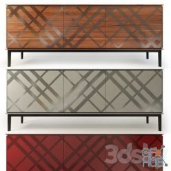 3D model Chest sideboard Tartan. Tonin Casa