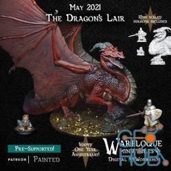 3D model Warploque Miniatures - The Dragons Lair – 3D Print