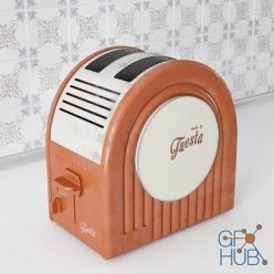 3D model Retro toaster Fiesta