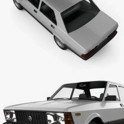 3D model Fiat Argenta 1981 car
