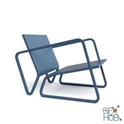 3D model Chisti Lounge Chair