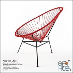 3D model Acapulco Chair by Nard Decor