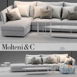 3D model Sofa molteni SOFAS HOLIDAY