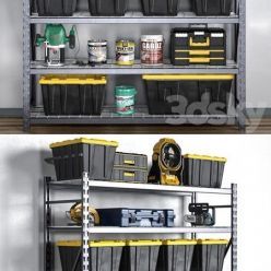 3D model Garage tools set 13