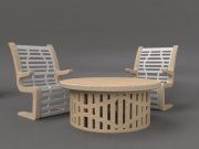 3D model Garden furniture from Lignum