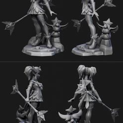 3D model Lux Star Guardian Skin Stylized From League of Legends – 3D Print