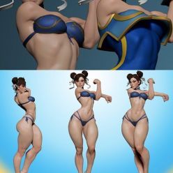 3D model ChunLi All version – 3D Print