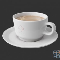 3D model Cup Coffee (Vray)