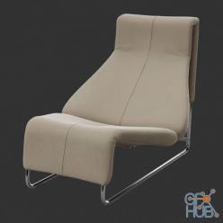 3D model Armchair Deckchair 001