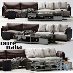 3D model BAG sofa by Ditre Italia