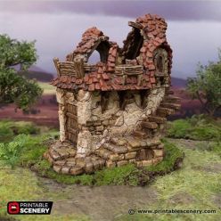3D model The Ruined Cottage – 3D Print