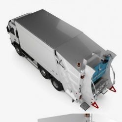 3D model Volvo FM Truck 6×2 Garbage 2010