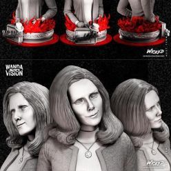 3D model Wicked - Wanda Bust – 3D Print