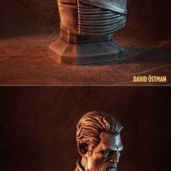 3D model Admiral Gord bust – 3D Print