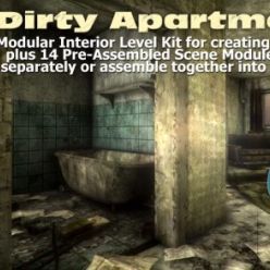 3D model Reallusion – EZ Sets Dirty Apartments