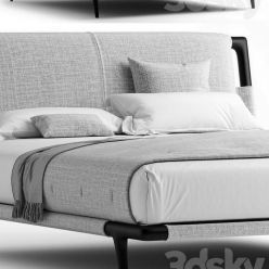 3D model Flou gaudi bed