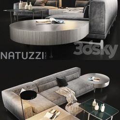 3D model Sofa Natuzzi Ido 2994