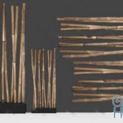 3D model Bamboo Sticks (max)