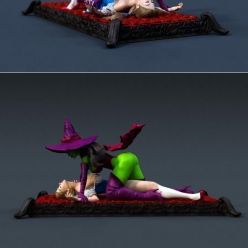 3D model Dorothy and Witch – 3D Print