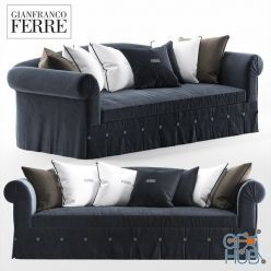 3D model Stephany sofa by Gianfranco Ferre