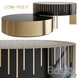 3D model RIVA luxury center table