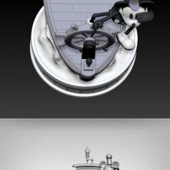 3D model Mickey Mouse - Steamboat Willie – 3D Print