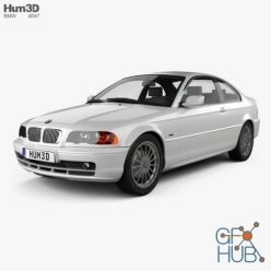 3D model Hum3D - BMW 3 Series coupe (E46) 2004