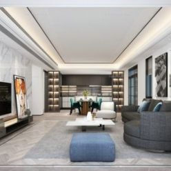 3D model Modern Style Interior 035